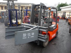 苏州二手软包夹叉车|3吨圆抱夹叉车|四米门架合力叉车图3